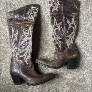 Dan Post Brown Over the Knee Boots